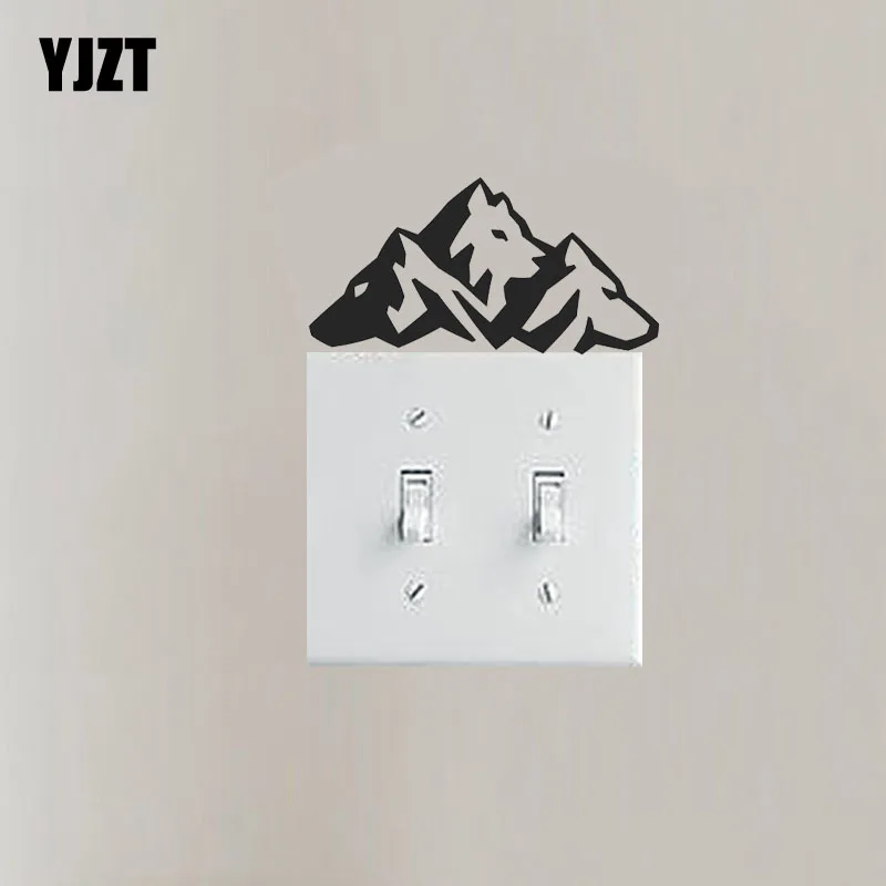

Mountain Wolves Vinyl Switch Sticker Artistic Decal Decor Fashion Applied Wall Animal 8SS-0535