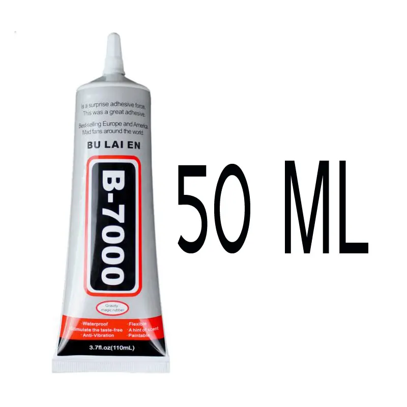

B7000 50ml Multipurpose Glue Jewelry Rhinestone Craft DIY Phone Screen Glass Epoxy Resin Super Liquid Glue B-7000 Nail Gel