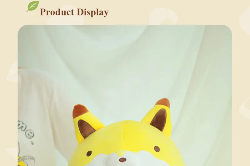 1pcs 40cm Super Cute Fox Plush Dolls Toy Civet Cat Stuffed Animal Plush Toys for Baby Kids BirthdayXmas Gift (5)