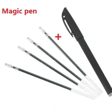 10 шт./лот, Черный Авто исчезает шариковая ручка Исчезающие синие чернила черновик сохранить бумагу