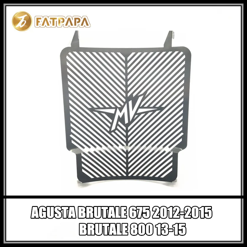 

Motorcycle Accessories Stainless Steel Radiator Protection FOR MV AGUSTA BRUTALE 675 2012-2015 BRUTALE 800 2013-2015