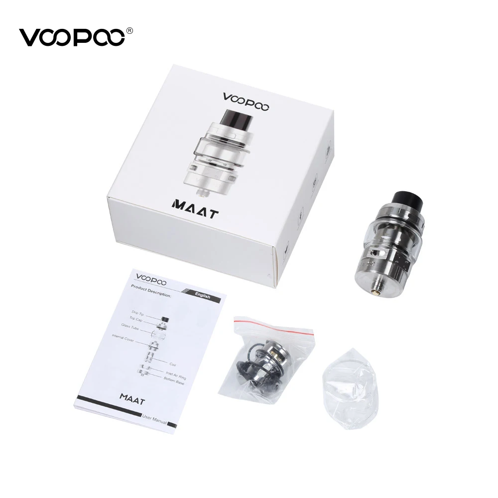 Оригинальный бачок VOOPOO MAAT емкость 4 мл электронная сигарета атомайзер Maat головка
