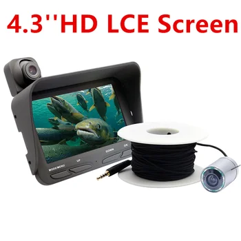 

Double Lens Ultra HD Visual Fish Finder Underwater Fishing Video Camera 6 LED Fishing Stainless Steel Camera