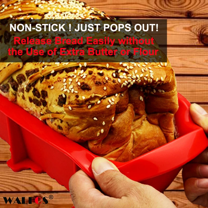 WALFOS Пищевая силиконовая 1 штука термостойкая форма для хлебных сковородок