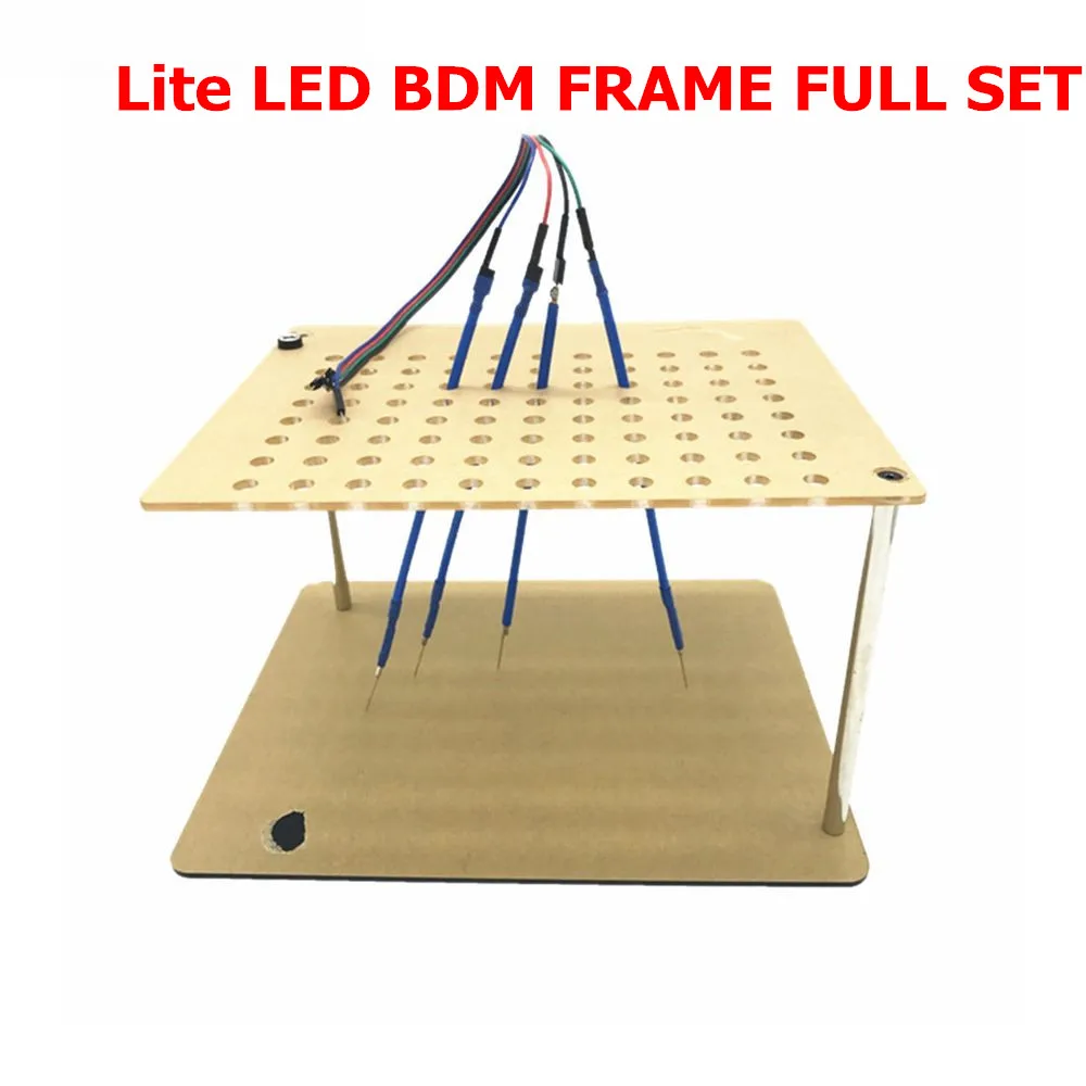 Lite светодиодный программатор BDM лучше кронштейн для обновление ECU/ЭБУ кисти и писать/ECM изменение и программирование/держатель щупа/всегда Dimsport со СПИДом - Цвет: BDM FRAME FULL SET