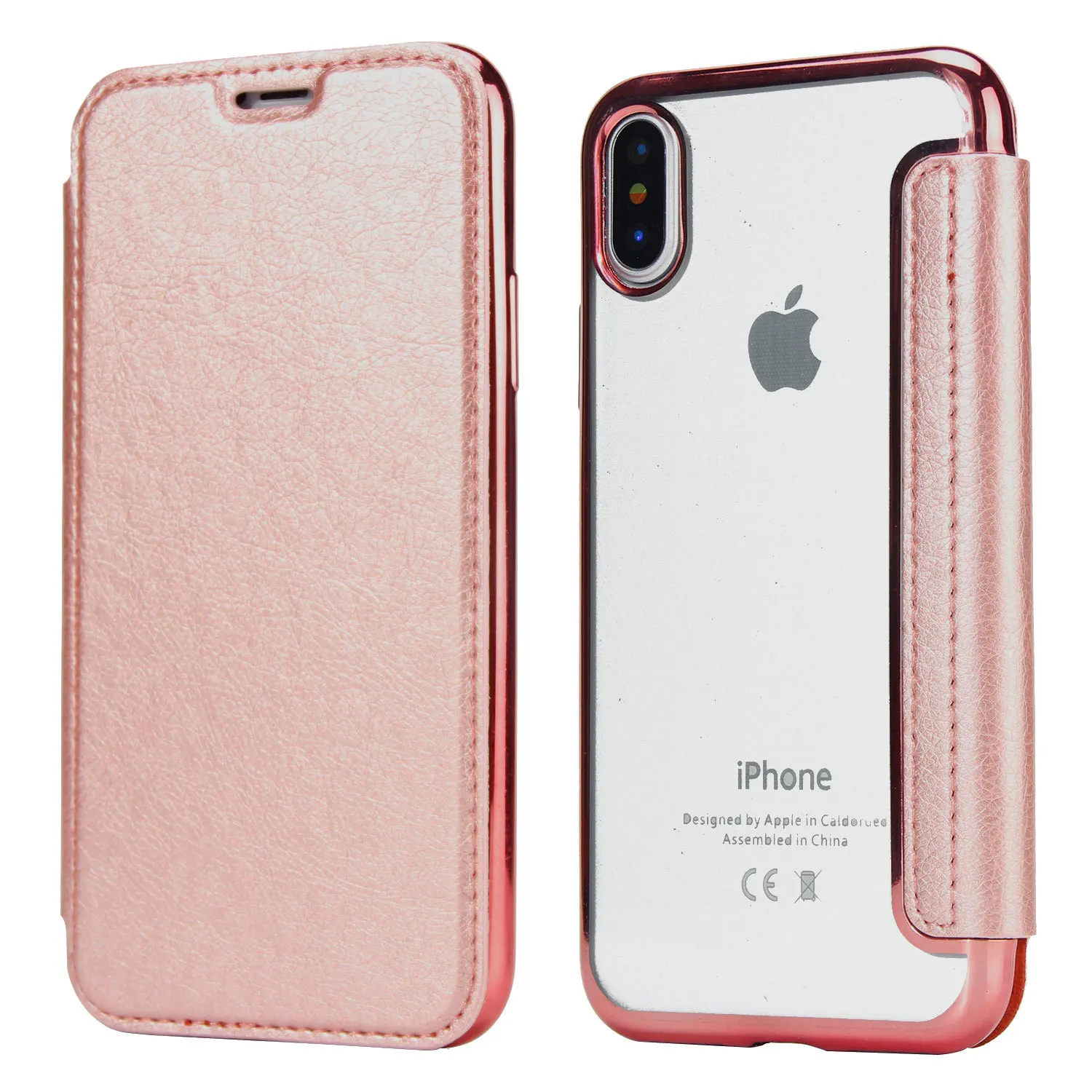 US $195.00 30PCS Samgo Case Cover Original Flip Case For iPhone XS lntelligent Sleep Protective Case for iPhone 8 9Plus Leather Case