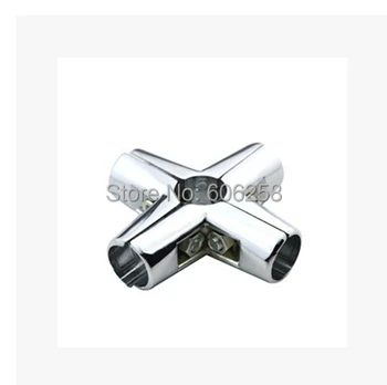 

32MM Pipe Fittings / Shelf Display Rack accessories Connector / Cross 5CH 2PCS