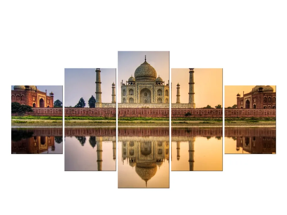 5 шт. классический Европейский дворец церковь Винтаж Rrtro Художественная печать