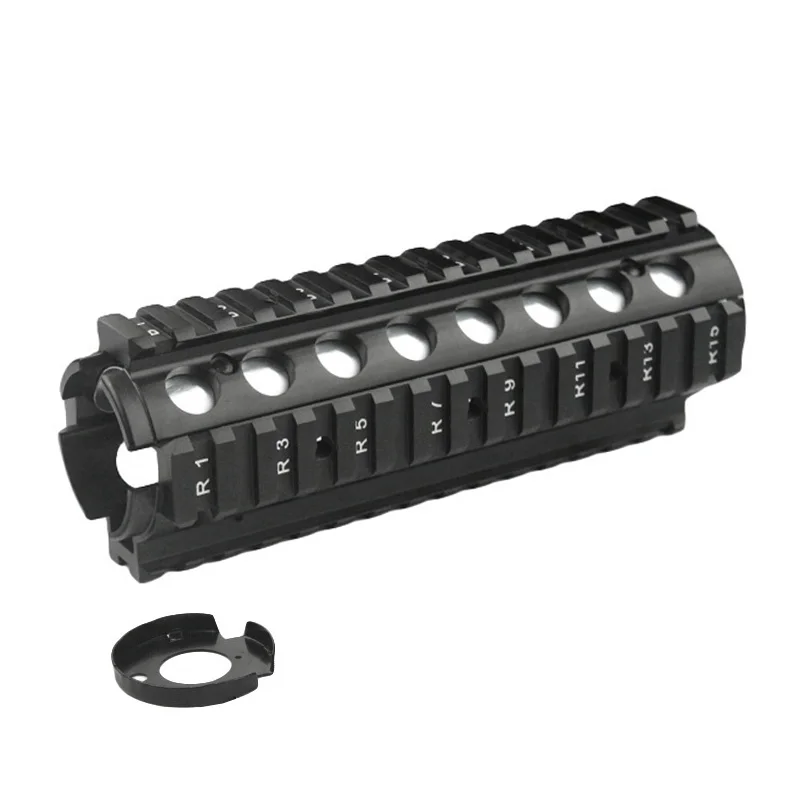 

New 6.6 Inch RIS Handguard Picatinny 20mm Rail Mount system with 4 Rail for M4/ M16 Airsoft AEG