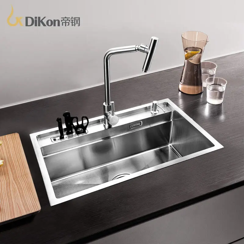 DiKon Kitchen Sink Deluxe 304 Stainless Steel Above Counter Undermount