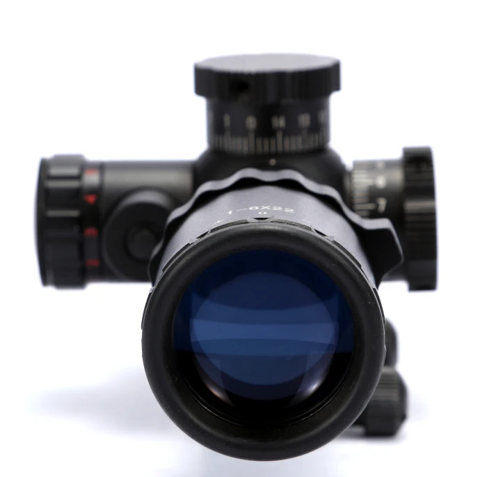 

Tactical Optical Gun Rifle Scope For Hunting 1-6x22 Side Wheel Illuminated Red Laser Scope Airsoft Riflescope