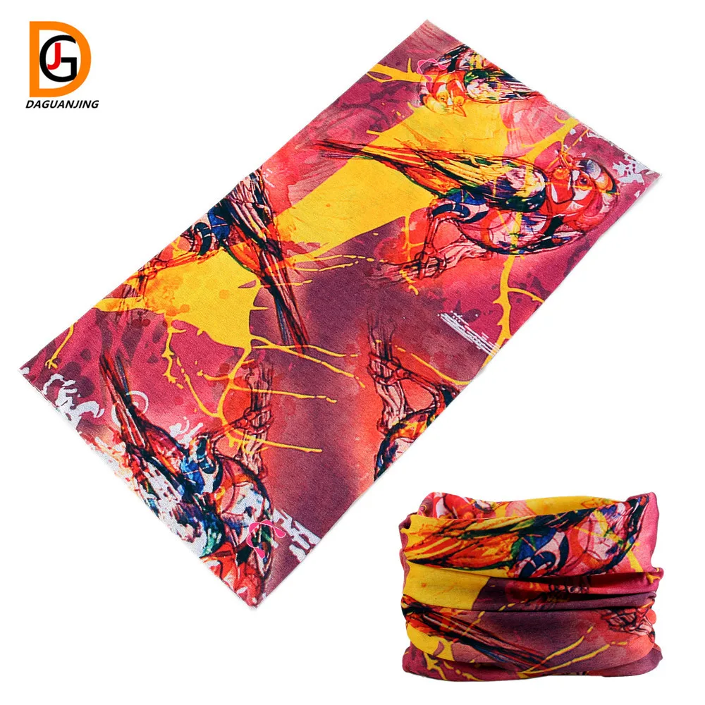 Nero Rosso Bianco Cotone Stampa Paisley Bandana Head Band Per Capelli Collo Sciarpa Retro