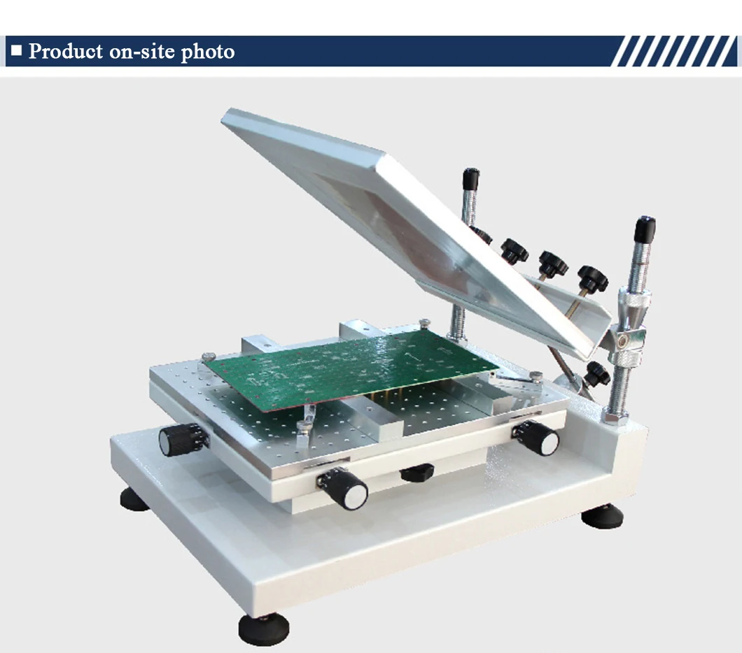 Высокая Точность печатной платы трафарет принтер шелкография SMD паяльная паста принтер алюминиевая платформа SMT паста принтер