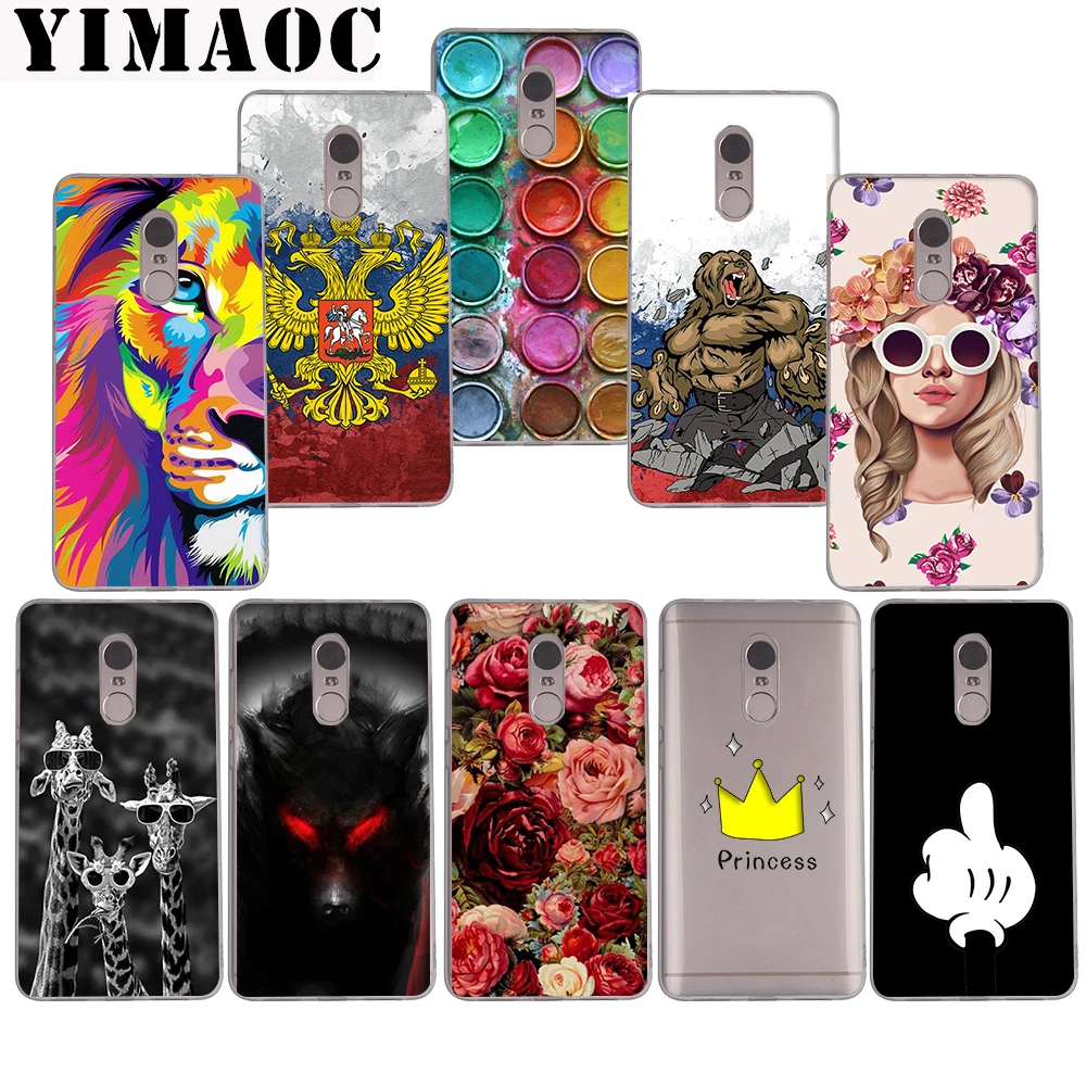 

YIMAOC 104z Colorful Printing Soft Case for Xiaomi Mi a1 a2 f1 6 8 lite se mix 2s Redmi 5 6 6a S2 Plus 5A Note 5 6 Pro 4 X