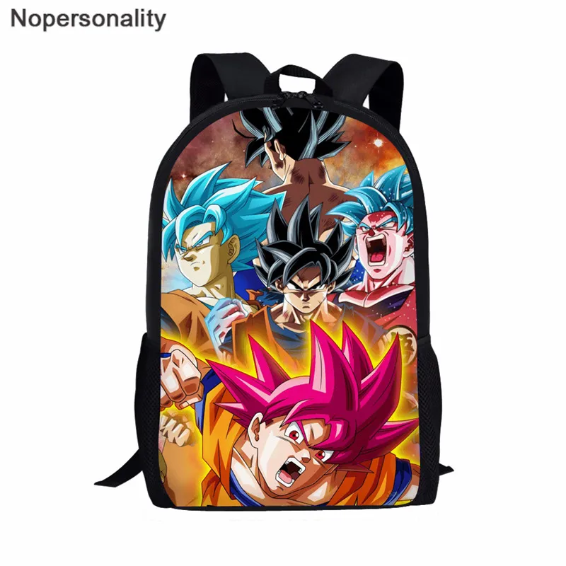 Школьная сумка Goku Z Vegeta, супер Saiyain, детский рюкзак для маленьких мальчиков и девочек, школьная сумка для подростков, Moachilas - Цвет: L5466C