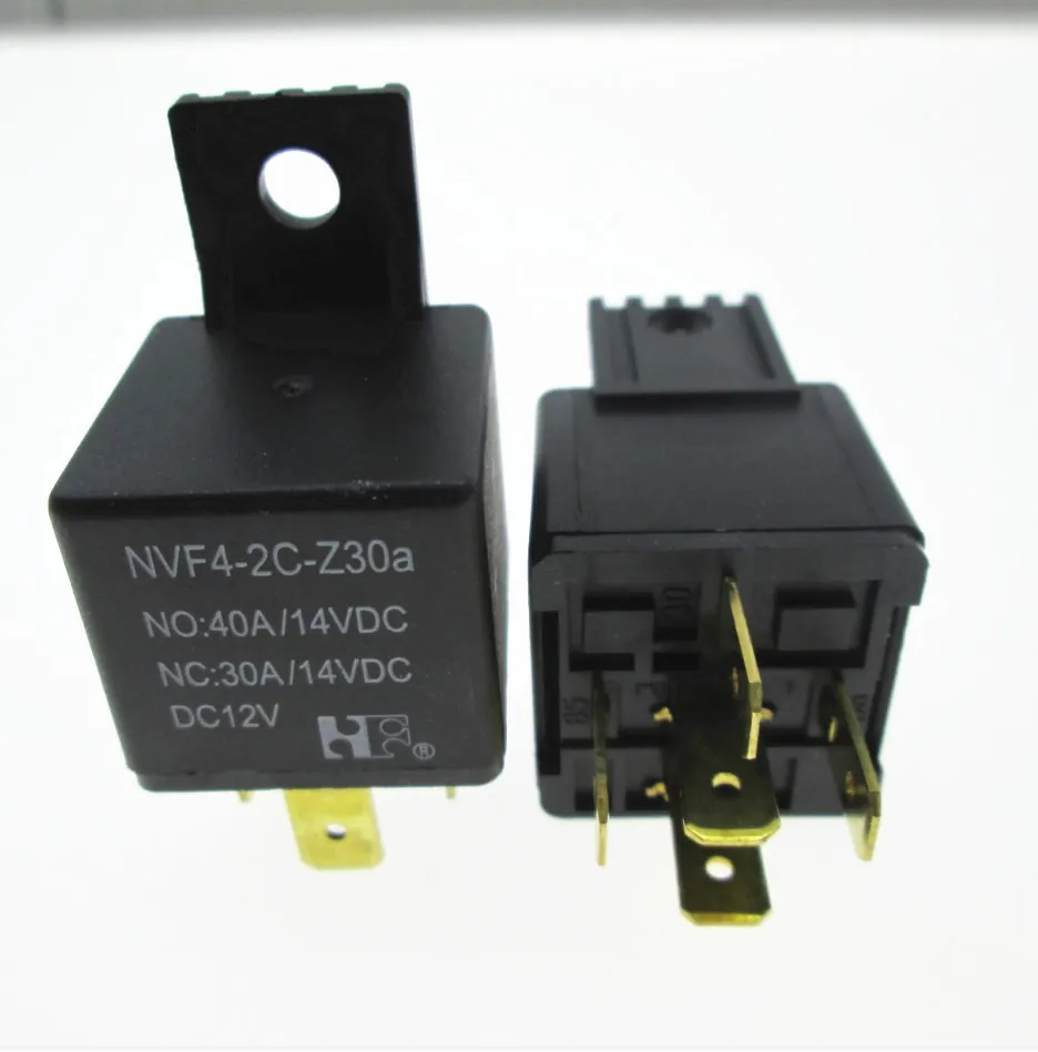 

HOT NEW 12V relay NVF4-2C-Z30a-DC12V NVF4-2C-Z30a-12VDC NVF4-2C-Z30a NVF42CZ30a 12V DC12V 12VDC 40A DIP4 5pcs/lot