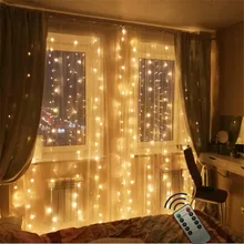 Remote 2x2M 180LED Bulb Home Outdoor Holiday Christmas Decorative Wedding Lustre String Fairy Curtain Garlands Strip Party Light ac220v 6x3m 600led home outdoor holiday christmas decorative wedding xmas string fairy curtain garlands strip party lights