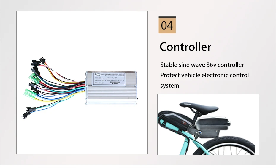 Excellent 700C 36V10A 350W/500W Electric bike Frag Battery LED LCD Display Electric Bike Conversion Kit Use For Bike Bicycle Refit 7