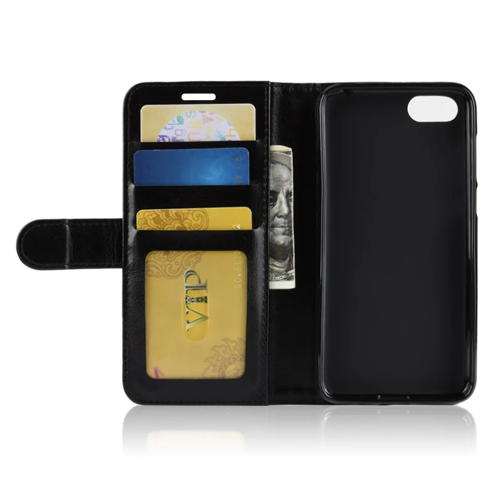 KHW2065_4_Wallet Leather Case for Huawei Honor 7A DUA-L22 5.45 Russia Version Phone Cover Case for Honor 7A Pro with Card Slot and stand
