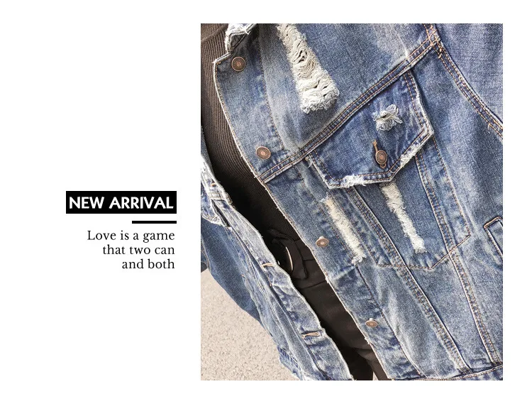 New Oversize Jeans Jacket Women Autumn Streetwear Loose Patch Designs Denim Jacket Coat Long Sleeve Female Ladies Outwear