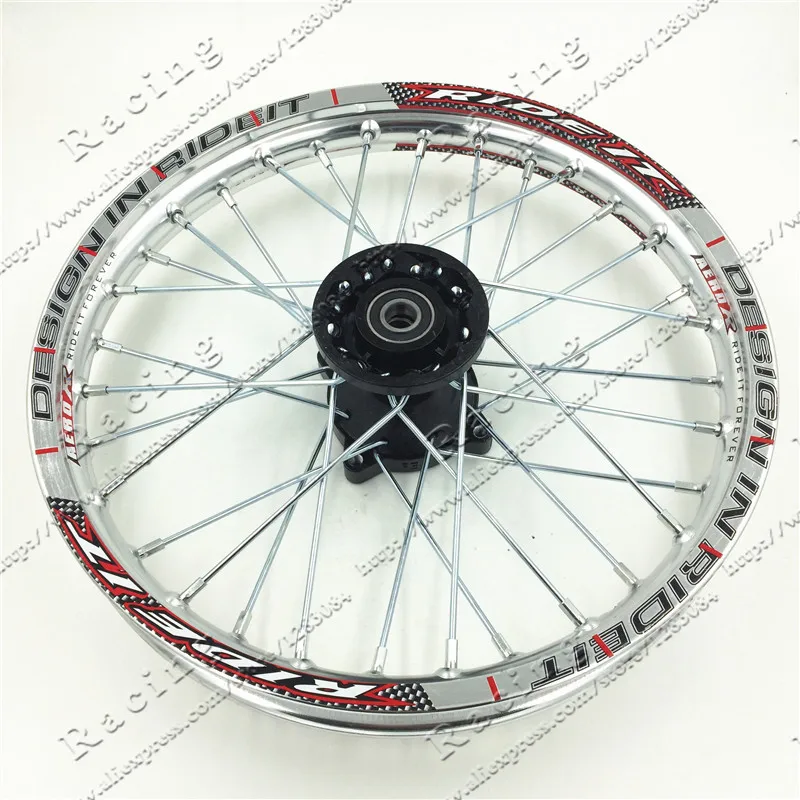 Pit Bike Racing 1,40-1" дюймовый обод переднего колеса из серебристого сплава с 32 отверстиями подходит для 60/100-14 шин PIT PRO Thumpstar KTM CRF
