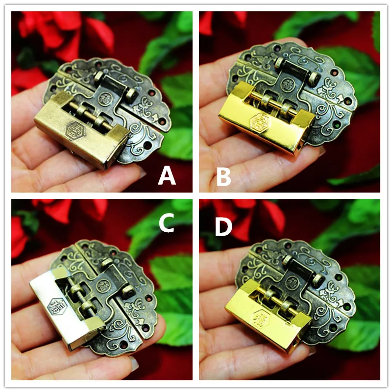 Wooden Box Lock,Jewelry Box Vase Buckle,Metal Box Hasp,Decorative Hasp