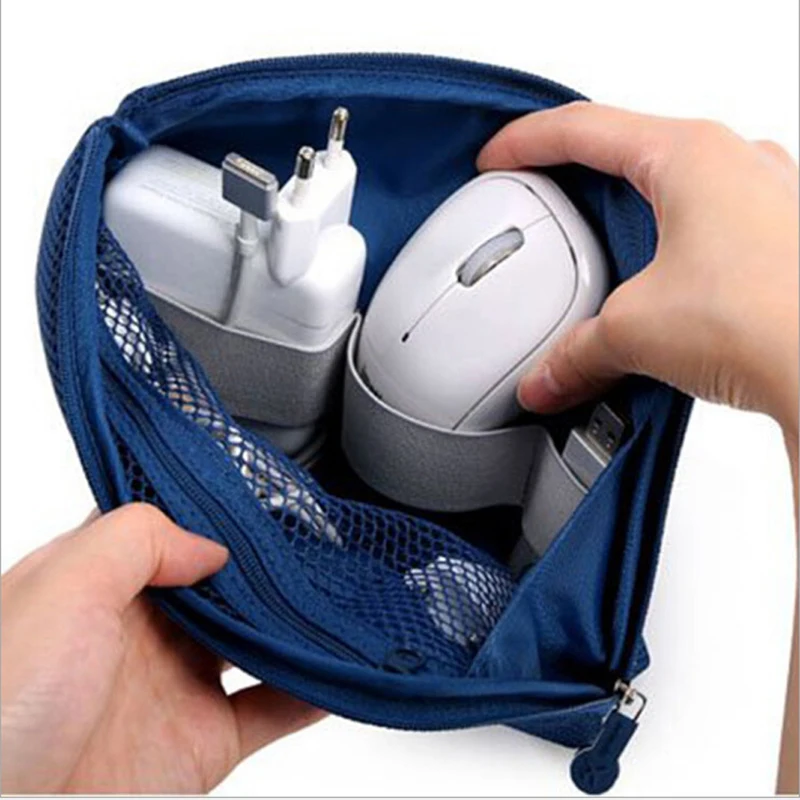 Portable Travel Bag System Kit Case Digital Gadget Devices Usb Cable