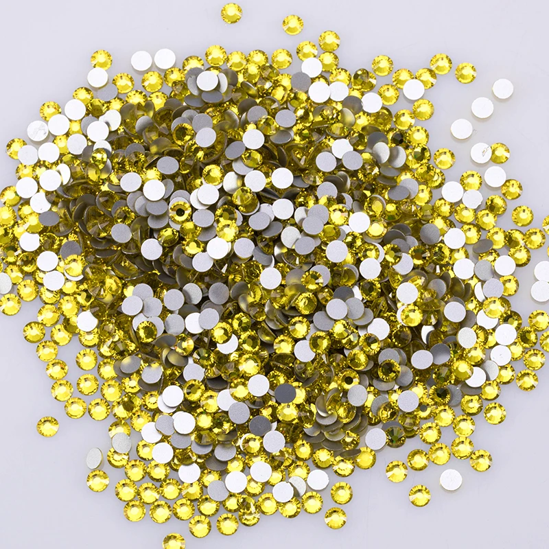 Glass Flat Back Rhinestones (4)