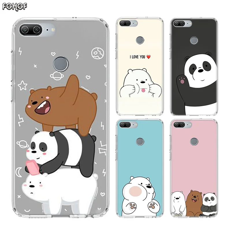 

Three little bears Soft TPU Print Hull Case For Huawei Honor 8X MAX 8 9 10 lite 7 7X 6X V9 Play V20 Frosted Fundas Cover