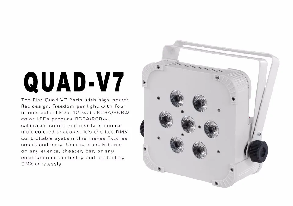 28X Лот Раша Quad 7 шт. * 10 Вт RGBA/RGBW 4in1 DMX512 LED-Телевизор с номинальной свет led slim par свет дешевые свет этапа