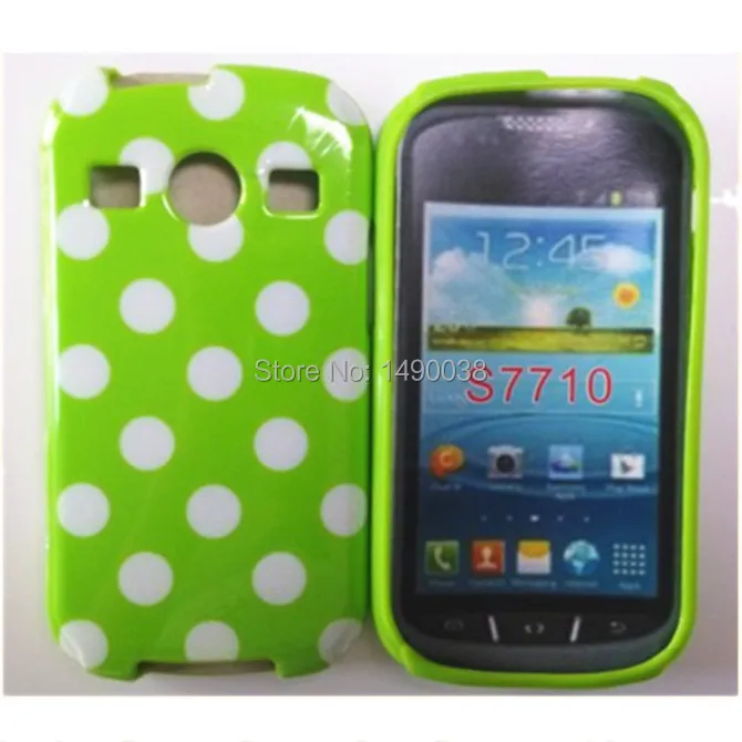 OEEKOI мягкий чехол из ТПУ в горошек для Samsung Galaxy Xcover 2 S7710 Бесплатный телефона|case