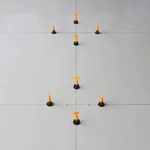 50 шт. напольный настенной плитки Выравнивающая система выравниватель пластиковый зажим Регулируемый локатор разделители плоскогубцы уровень клинья ручные инструменты