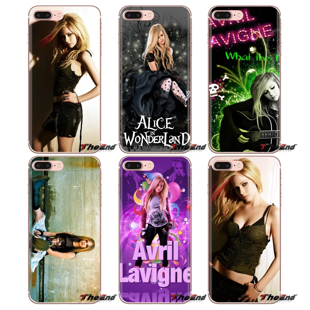 

For Xiaomi Mi3 Samsung A10 A30 A40 A50 A60 A70 Galaxy S2 Note 2 Grand Core Prime Cell Phone Case Rock Singer Avril Lavigne Music