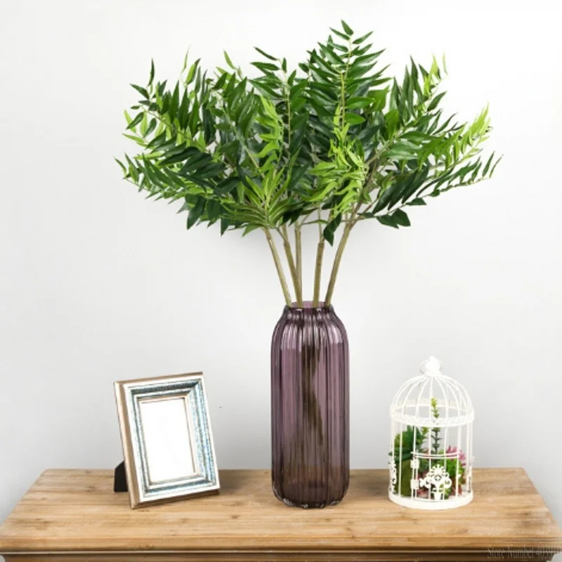 

1PCS Artificial Geranium tree Branch fake plastic plants with leaves for home table flower decoration greenery faux foliage