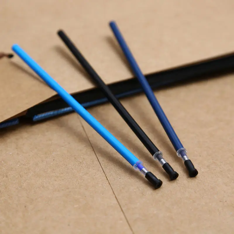 Erasable Pen Boligrafo Borrable Paquete De 12 Repuestos De Tinta Azul Gel Para Bolígrafos Retráctiles, Punta Edia De 0.028 In Boligrafos Azules Borrables Recambio Boligrafo