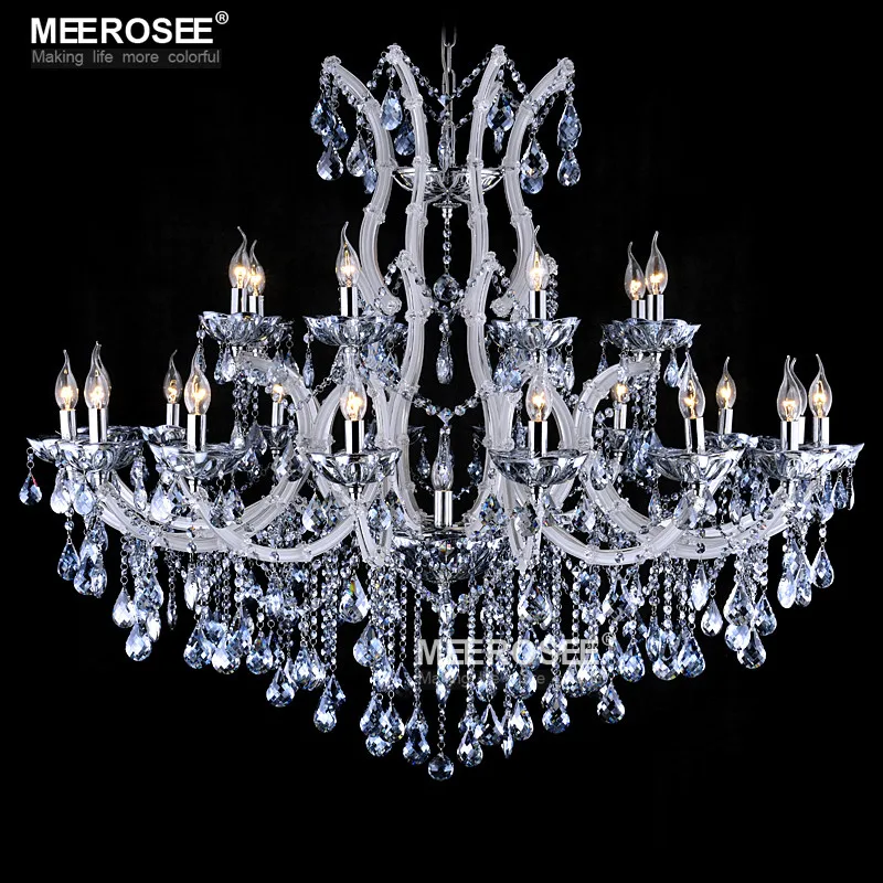 

Wholesale Blue Color Crystal Chandelier Light Fixture Large Lustres Project Chandeliers Lamp Light Indoor Living Room Lighting