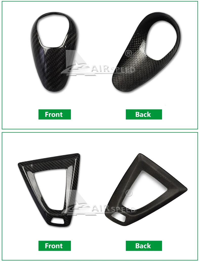 Carbon Fiber Gear Knob Cover for BMW F80 M3 F82 M4 F87 E92 E93 E60 M5 F10 M5 M6 F85 X5M F86 X6M Accessories Car Styling (4)