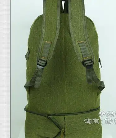 50л большой вместительный холщовый рюкзак для мужчин и женщин, рюкзак для путешествий, сумка для альпинизма
