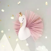 Cute-3D-Golden-Crown-Swan-Wall-Art-Hanging-Girl-Swan-Doll-Stuffed-Toy-Animal-Head-Wall.jpg_200x200