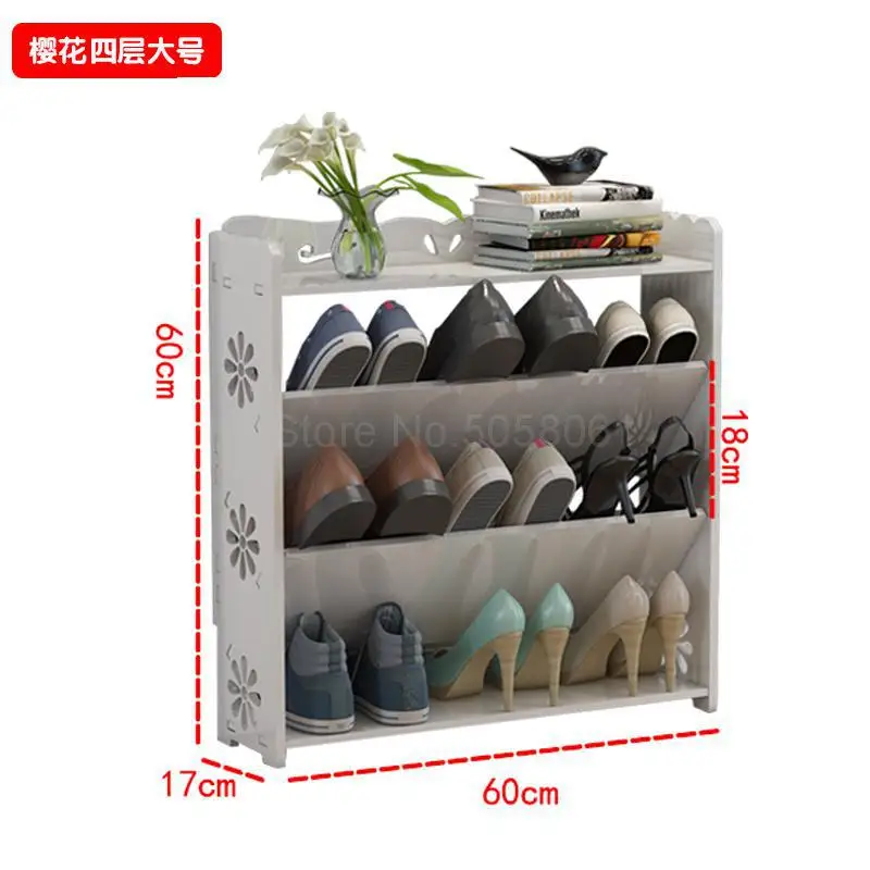 Домашняя простая полка для обуви, многослойная мини-пространство, маленькая простая узкая обувь - Цвет: ml11