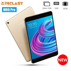 Teclast M89 Pro 7,9 inch Tablet PC MTK Helio X27 Deca Core, размер экрана 2048*1536, 3 Гб оперативной памяти, Оперативная память 32 GB 2,4 ГГц/5,0 ГГц Wi-Fi, тонкий металлический