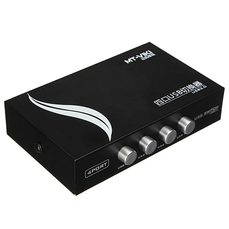 

1Pc USB 2.0 4 Port Share Sharing Switch Switcher Selector Box Hub For PC Scanner Printer New Product Offers