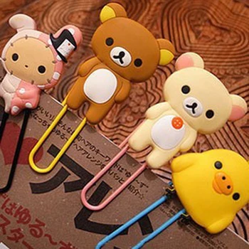 

1Pcs New Kawaii Cartoon Rilakkuma Yellow Chicken Melody Bookmark Clip Memo Clip Paper Clip Bookmark Novelty Gift E2029