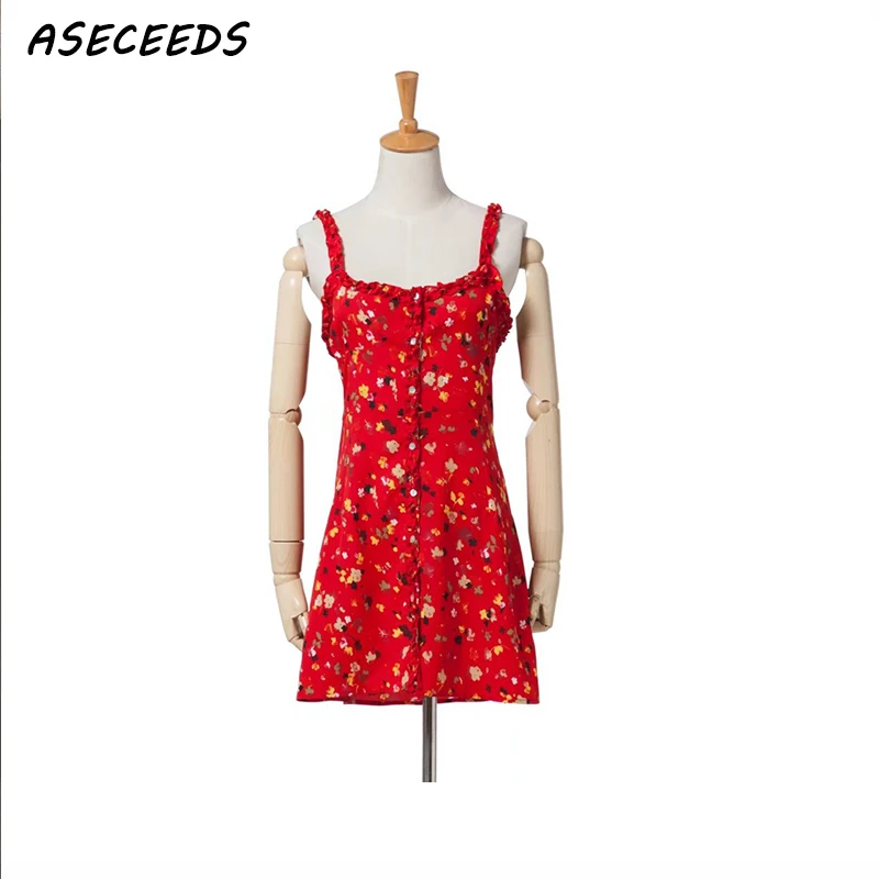 

Summer Dress Women Off Shoulder Vintage Mini Boho Ruffle Sexy Dress Black Red Floral Beach Party Dresses Elegant Vestidos