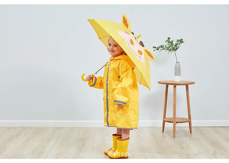 10.90-145CM waterproof raincoat for children kids baby rain coat poncho boys girls primary school students rain poncho jacket