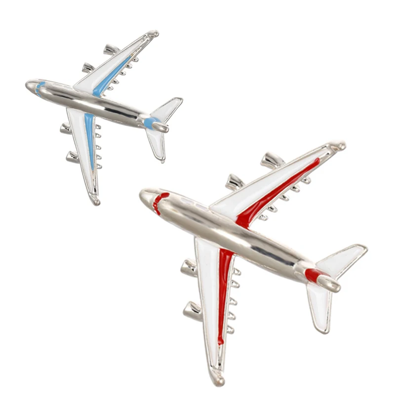 

Popular Plane Brooch Funny Gift Trend Original Modern Selling Vogue Personality Shirt Pins Available Alloy Airplane Brooch