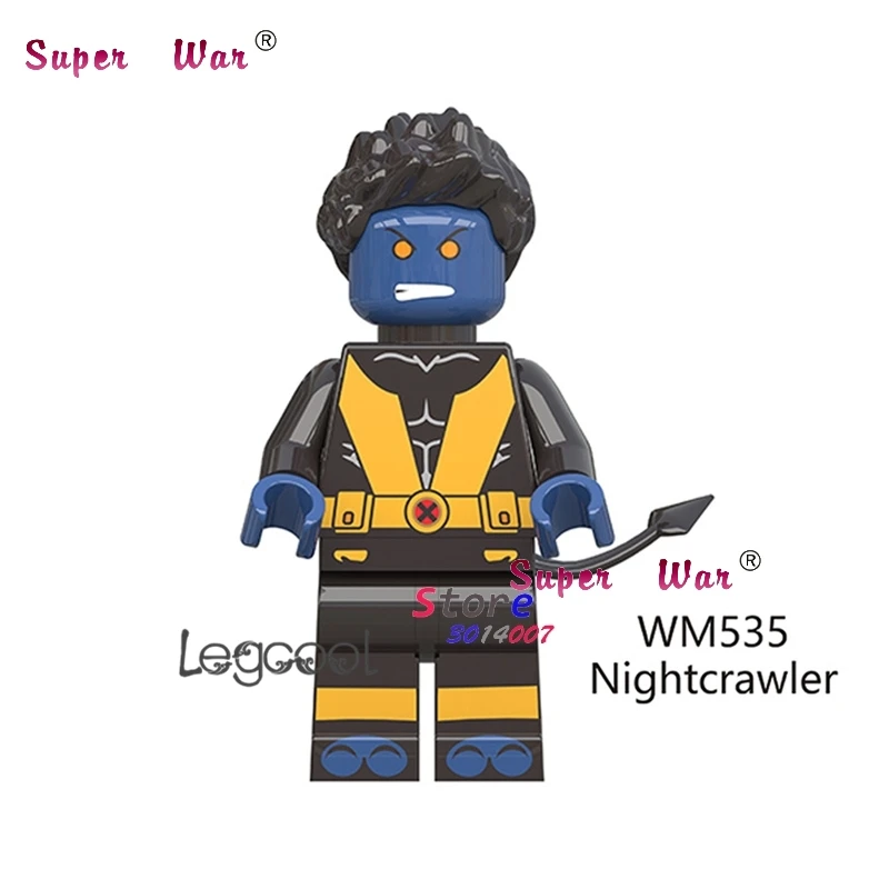 

1PCS model building blocks action superheroes Nightcrawler Christmas hobby house game diy toys for children gift