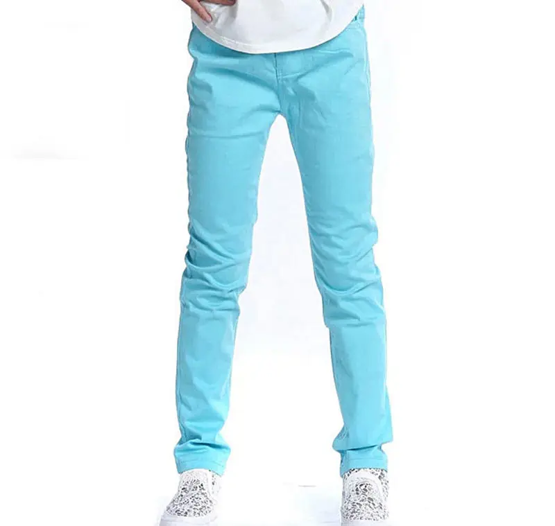 

school girl pencil pant children fashion casual pants kids cotton blended pant candy color summer capris slim leggings