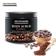 Neutriherbs Coffee Body Scrub Coconut Natural Oil Body Scrub For Exfoliating Whitening Moisturizing Reducing Cellulite 200g/pc
