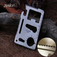 Jeslon Multi Tools 11 in 1 Multifunction Outdoor Hunting Survival Camping Pocket Military Knife With Bottle Opener